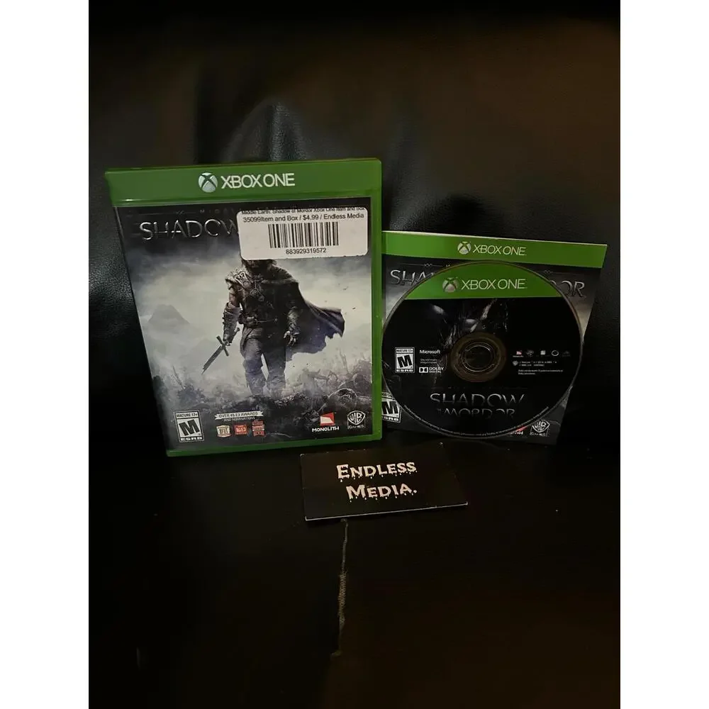Middle Earth: Shadow of Mordor Microsoft Xbox One CIB Video Game